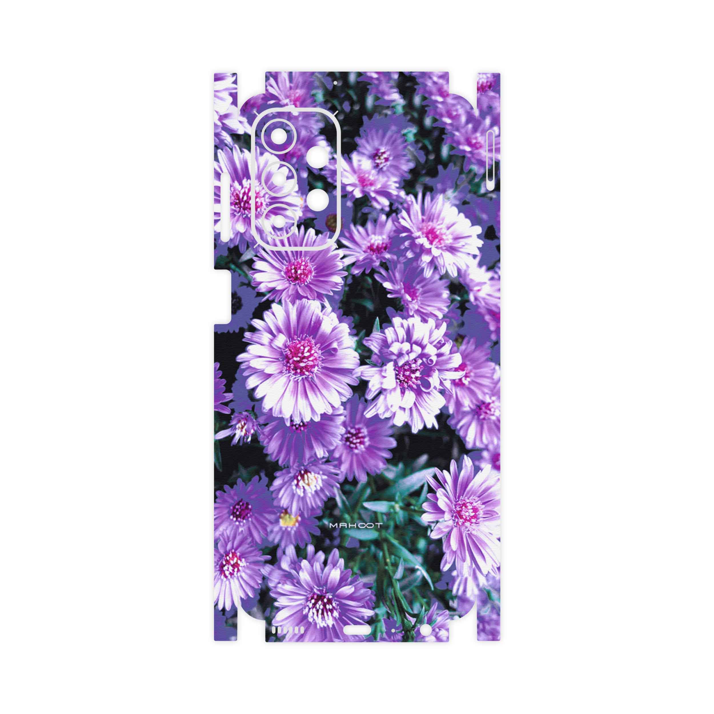 برچسب پوششی ماهوت مدل Purple-Flower-FullSkin مناسب برای گوشی موبایل سامسونگ Galaxy A23