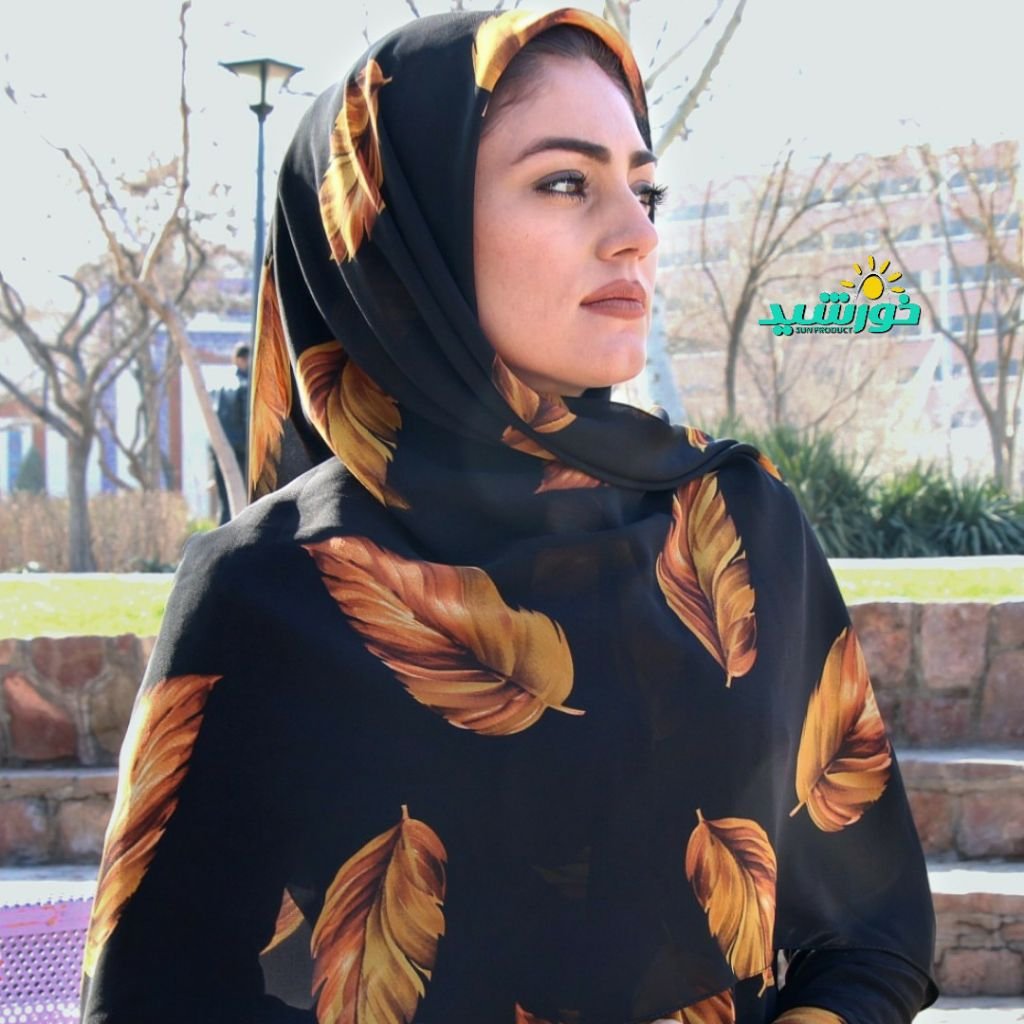 ست روسری و ساق برگ😍