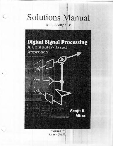 خرید و دانلود نسخه کامل کتاب Digital Signal ProcessingDsp A Computer Based Approach Solution Manual | الی فایل | مرجع خرید و فروش فایل