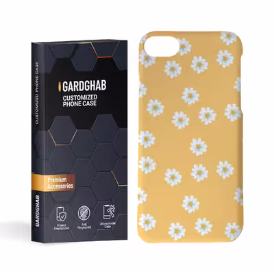 کاور گارد قاب مدل گل مناسب برای گوشی موبایل اپل iphone 7 8 se2020