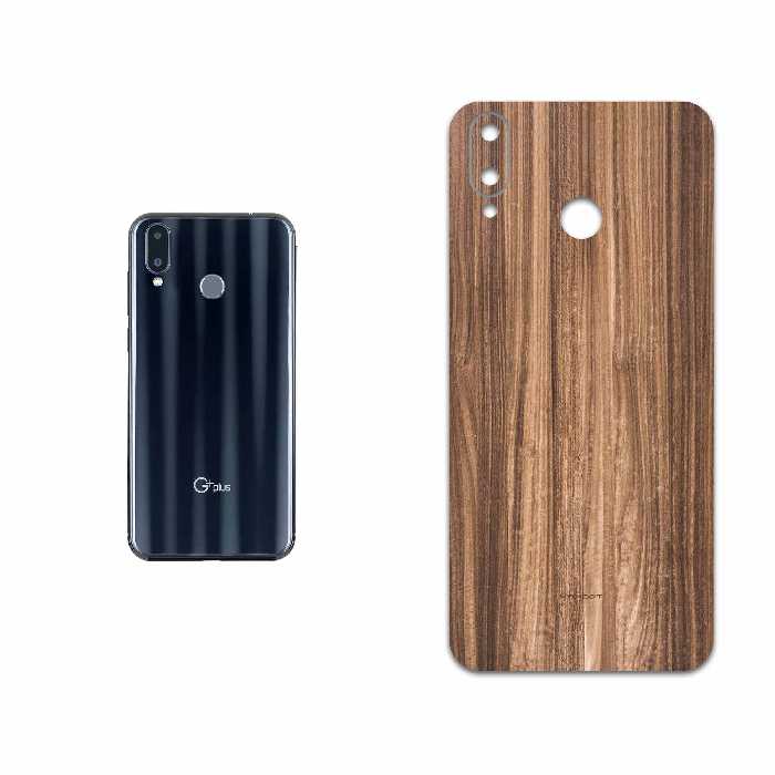 برچسب پوششی ماهوت مدل Light Walnut Wood مناسب برای گوشی موبایل جی پلاس Q10