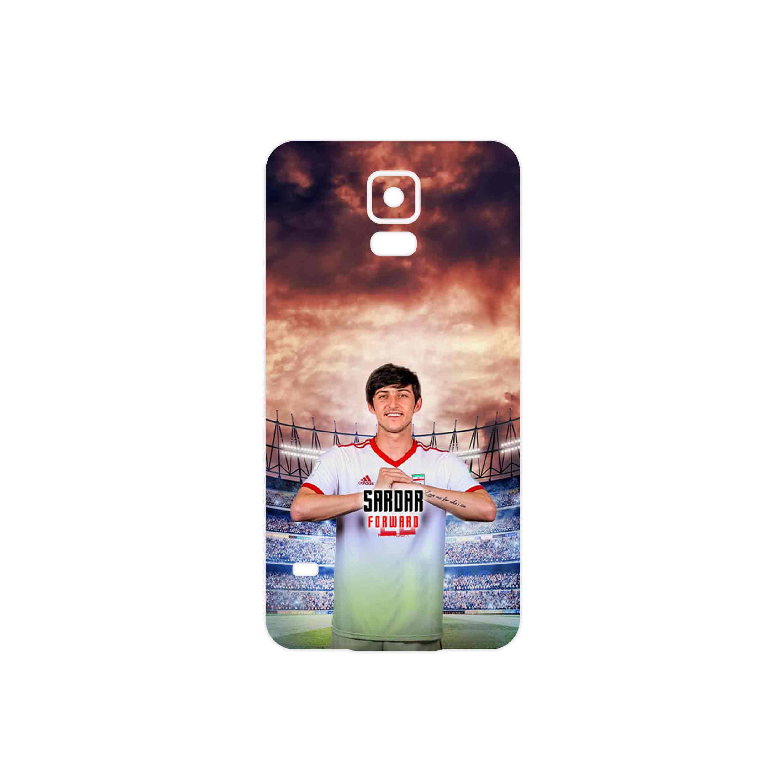 برچسب پوششی ماهوت مدل Sardar Azmoun مناسب برای گوشی موبایل سامسونگ Galaxy S5