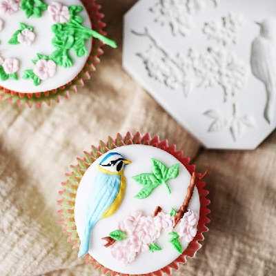 سیلیکون قالب گیری بهگز مدل شاخه و پرنده