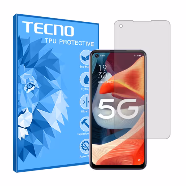 گلس اوپو A53 5G مدل هیدروژلی شفاف برند تکنو کد S