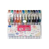 روان نویس ژله ای اکلیلی 1.0 میلی متری سی کلاس مدل گلیتر 12 عددی- چی بخونم