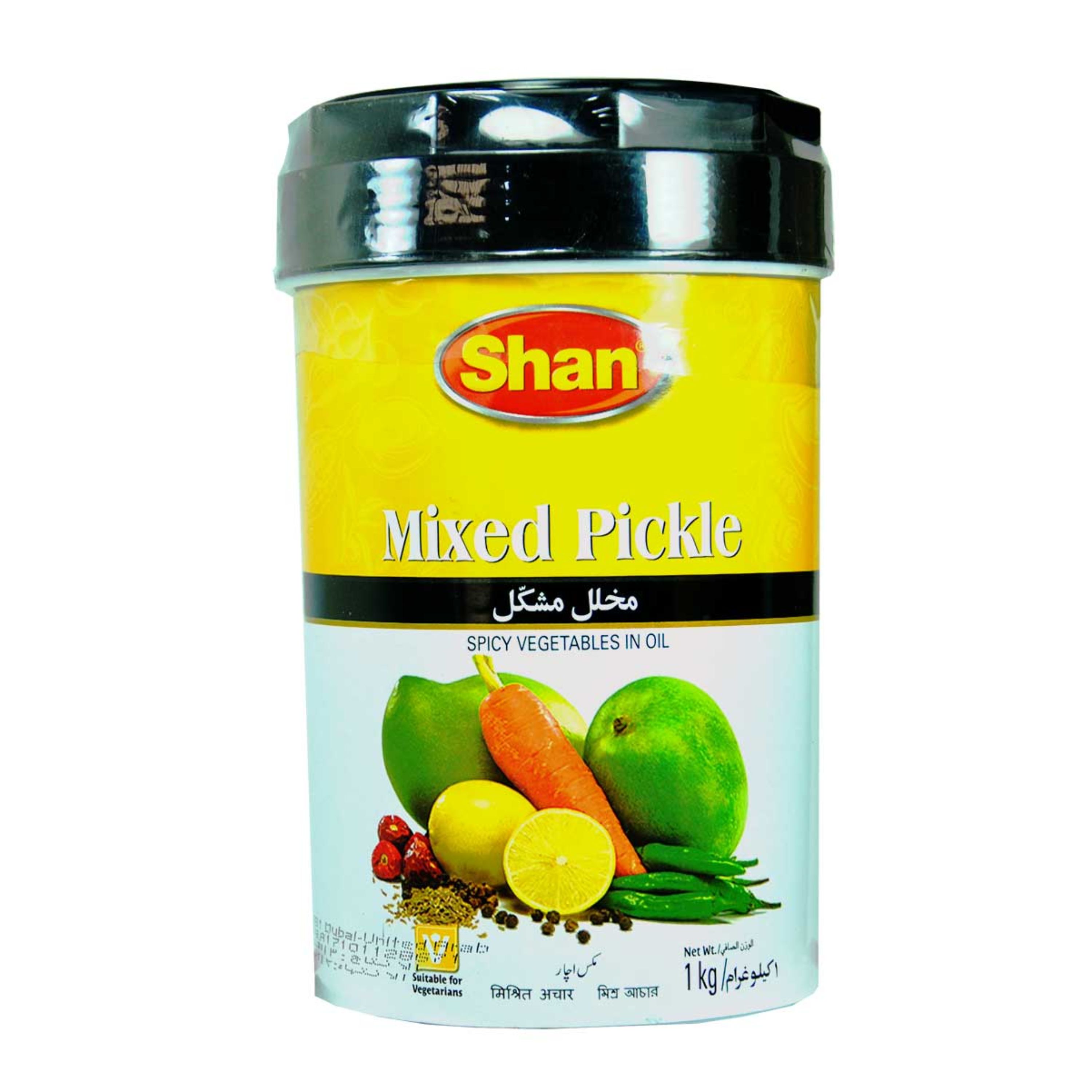 ترشی انبه مخلوط شان  shan وزن 1 کیلوگرم