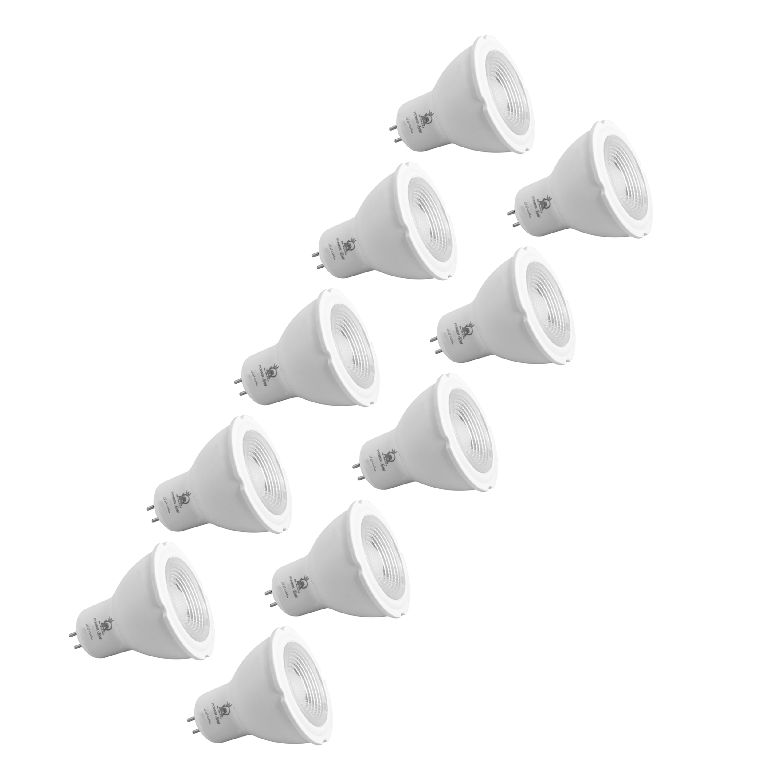 لامپ هالوژن اس ام دی 6 وات یکتا افروز مدل YA-HN6 پایه GU5.3 بسته 10 عددی