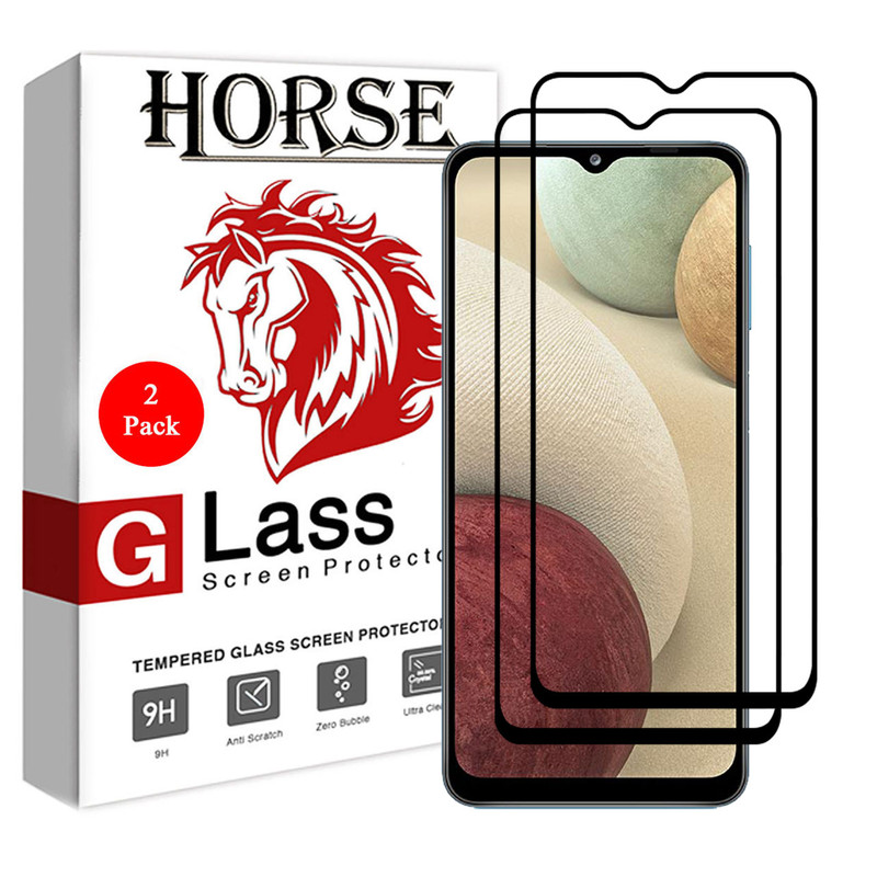 محافظ صفحه نمایش 5D هورس مدل FAG مناسب برای گوشی موبایل سامسونگ Galaxy A12 بسته دو عددی | کالا برتری