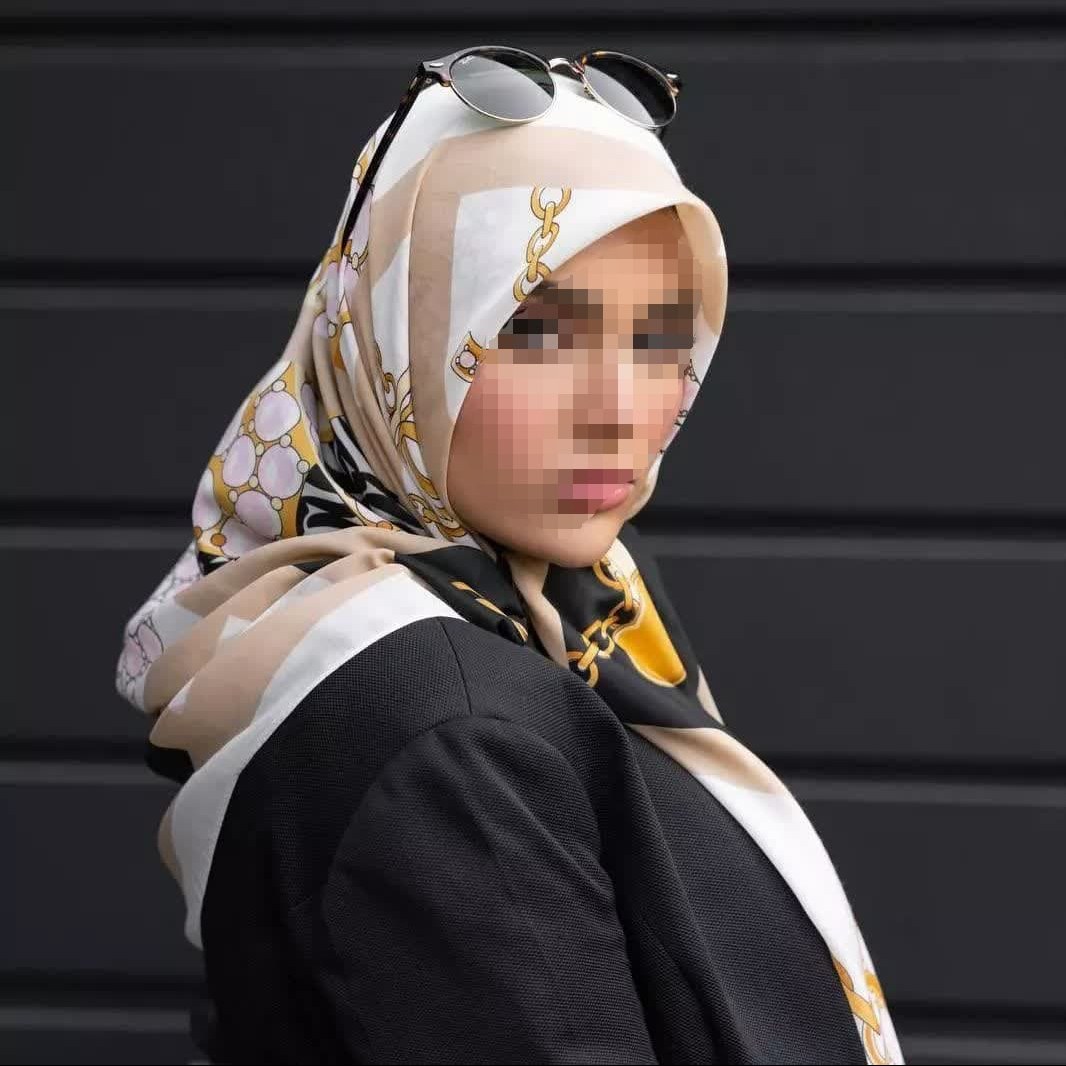 روسری وال ترک نخی دیجیتال (کد 05) ارسال رایگان