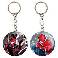 جاکلیدی خندالو مدل مرد عنکبوتی کد 1318613181 مجموعه 2 عددی