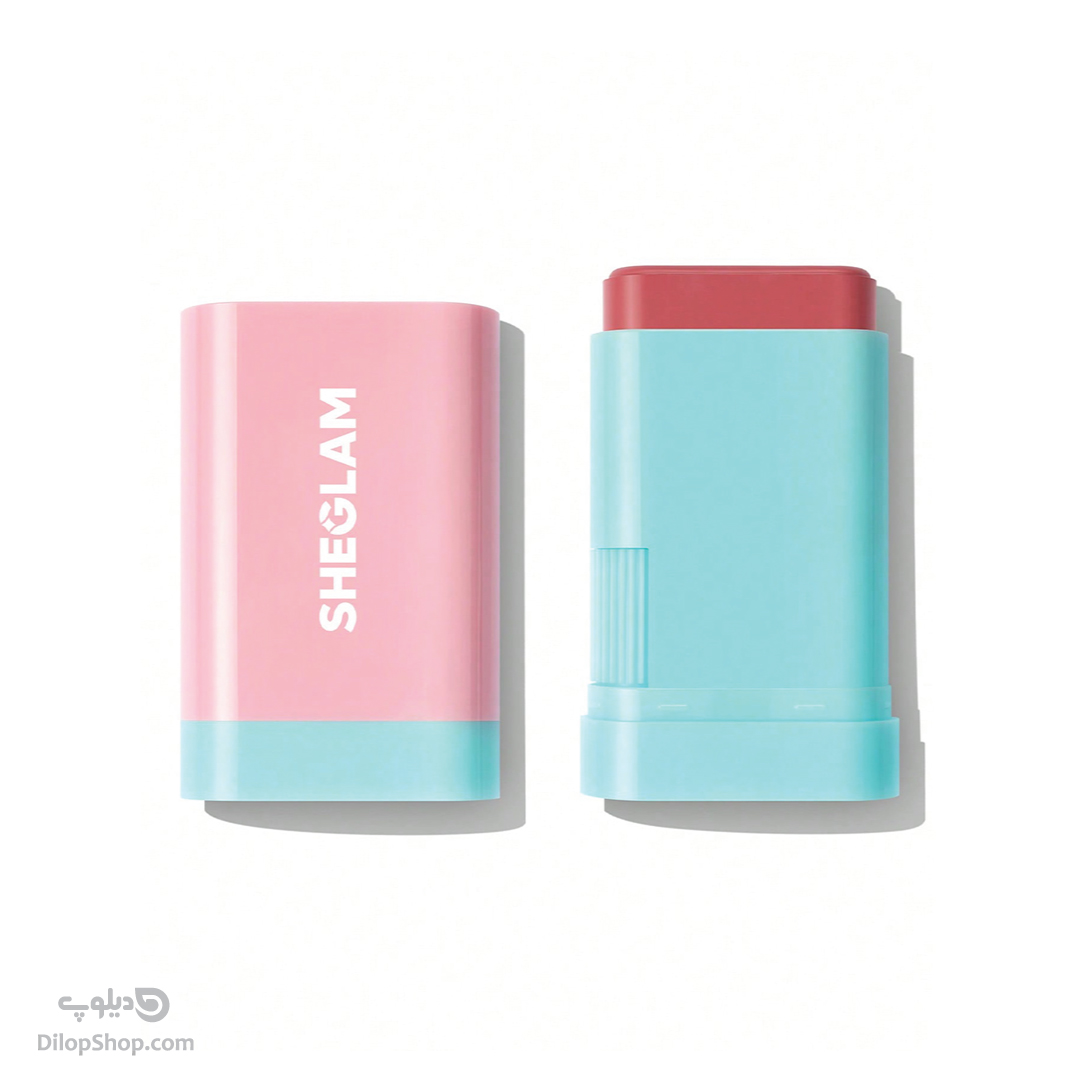 رژگونه استیکی شیگلم مدل Glass Glow رنگ Brisk Babe