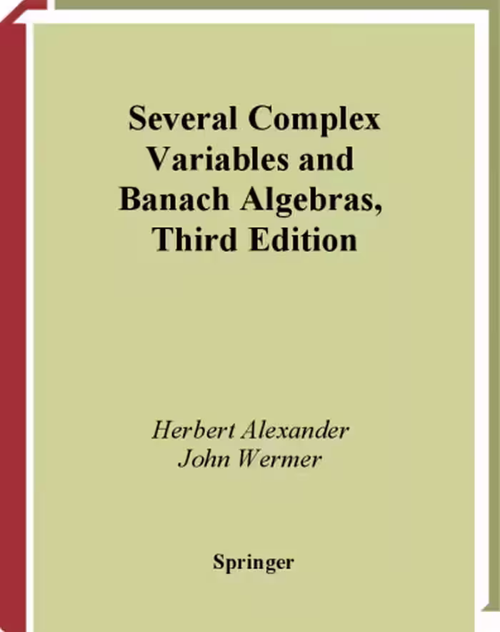 خرید و دانلود نسخه کامل کتاب Banach Algebras and Several Complex Variables