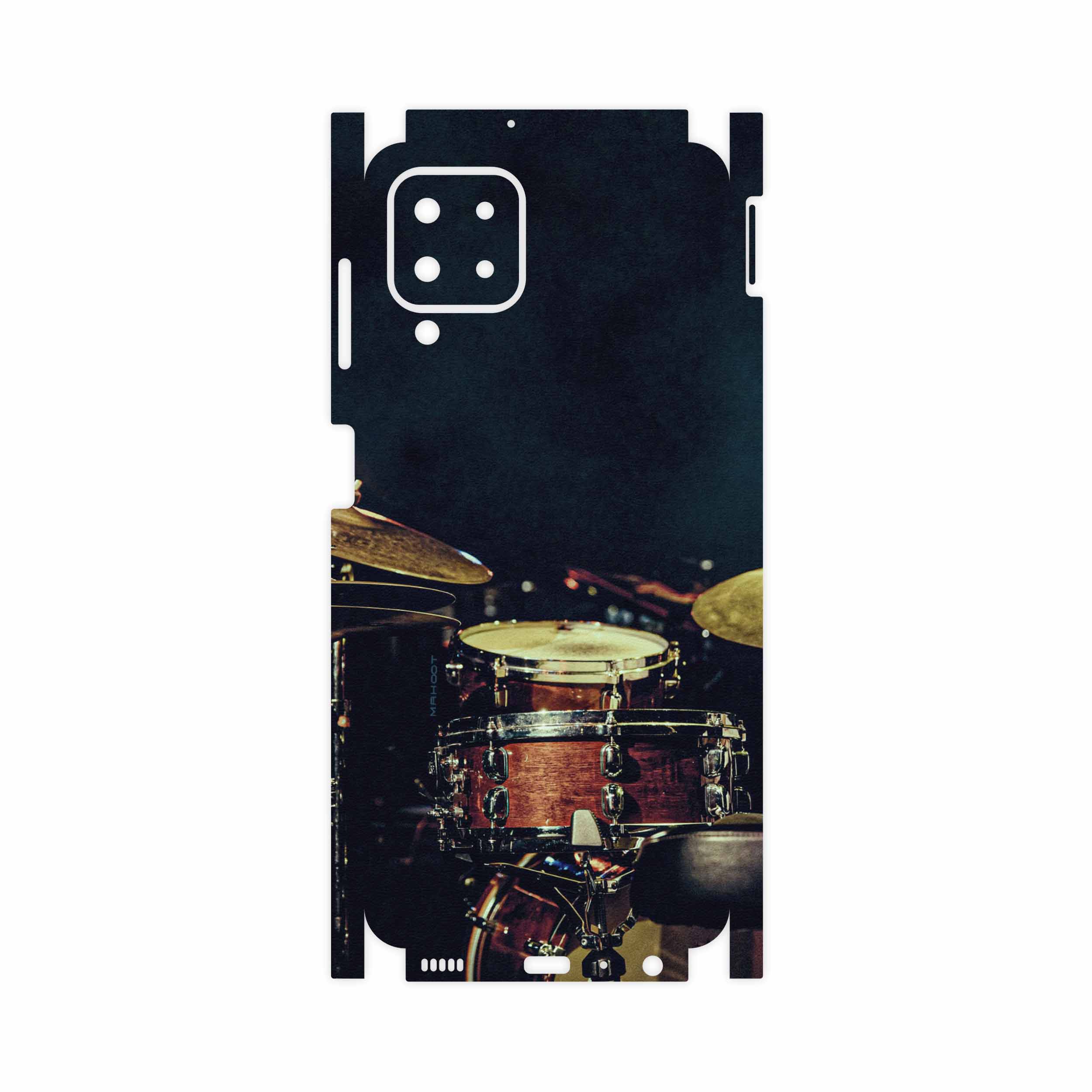 برچسب پوششی ماهوت مدل Drum-Kit-FullSkin مناسب برای گوشی موبایل سامسونگ Galaxy A22 4G