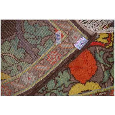 فرش دستبافت یک و نیم متری فرش هریس کد 101618