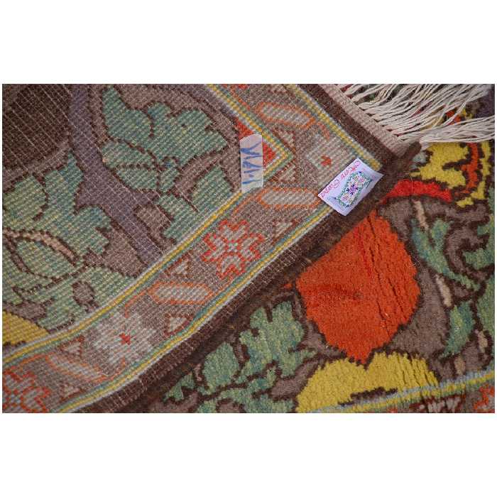 فرش دستبافت یک و نیم متری فرش هریس کد 101618