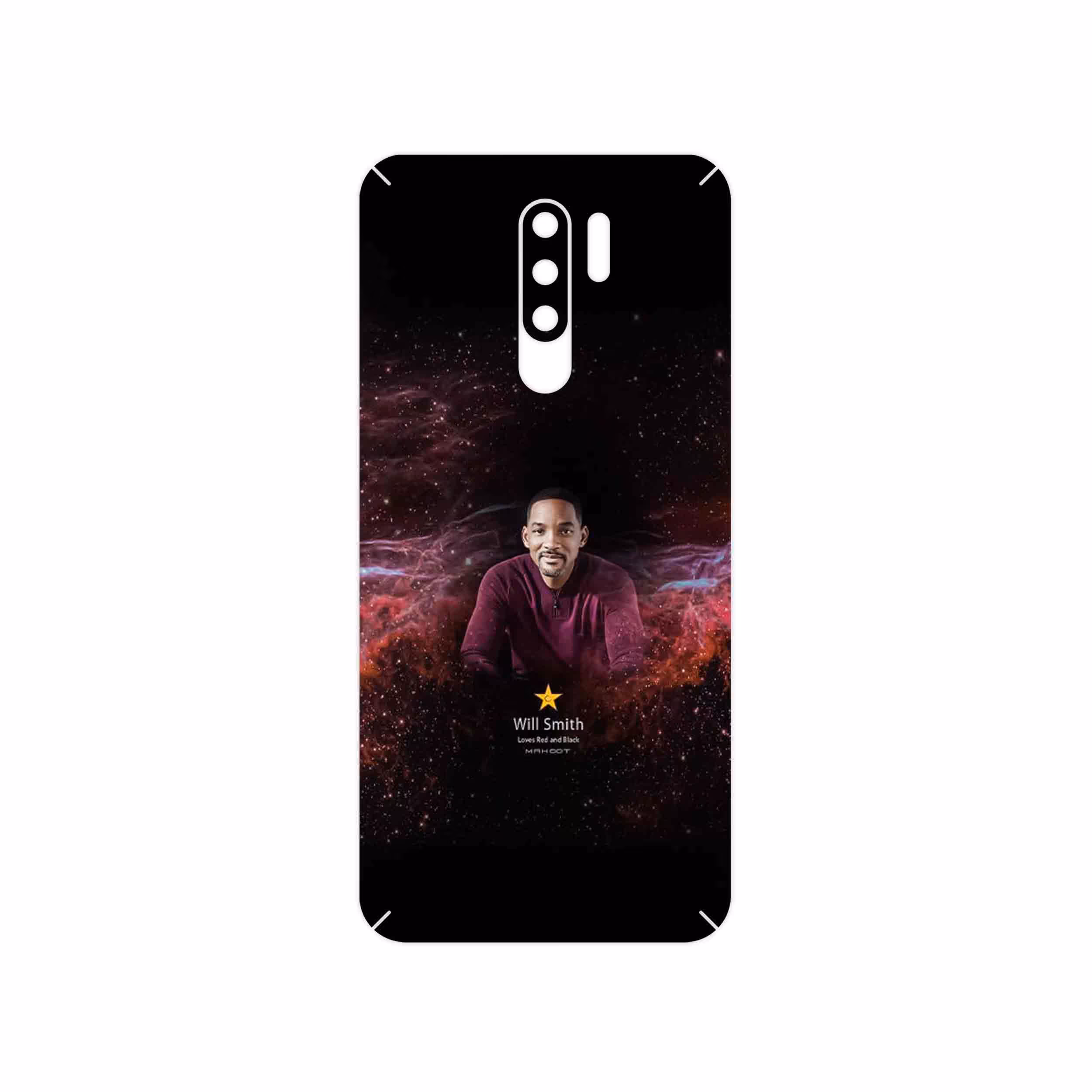برچسب پوششی ماهوت مدل Will Smith مناسب برای گوشی موبایل شیائومی Redmi 9
