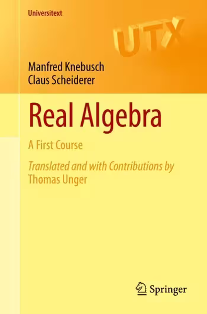 خرید و دانلود نسخه کامل کتاب Real Algebra : A First Course