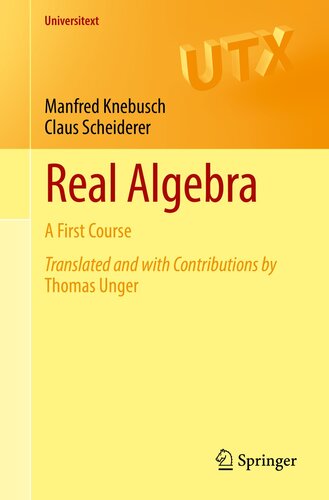 خرید و دانلود نسخه کامل کتاب Real Algebra : A First Course