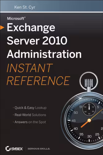 خرید و دانلود نسخه کامل کتاب Microsoft Exchange Server 2010 Administration Instant Reference
