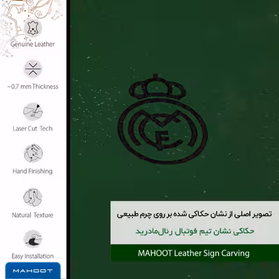 برچسب پوششی ماهوت مدل GL-REAL مناسب برای گوشی موبایل بلک بری Leap