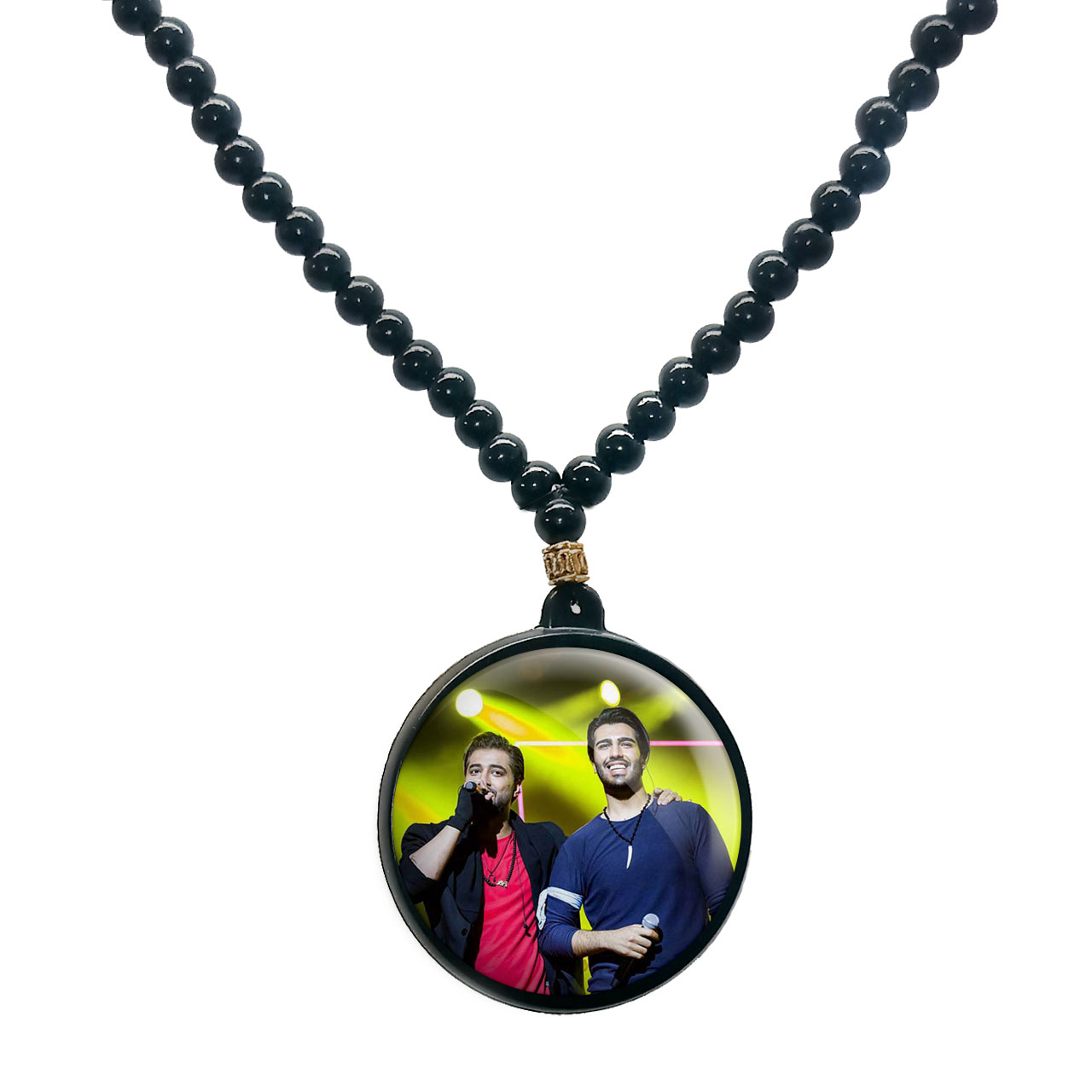 گردنبند پرمانه طرح ماکان بند کد pmd.8559 مدل دو طرفه