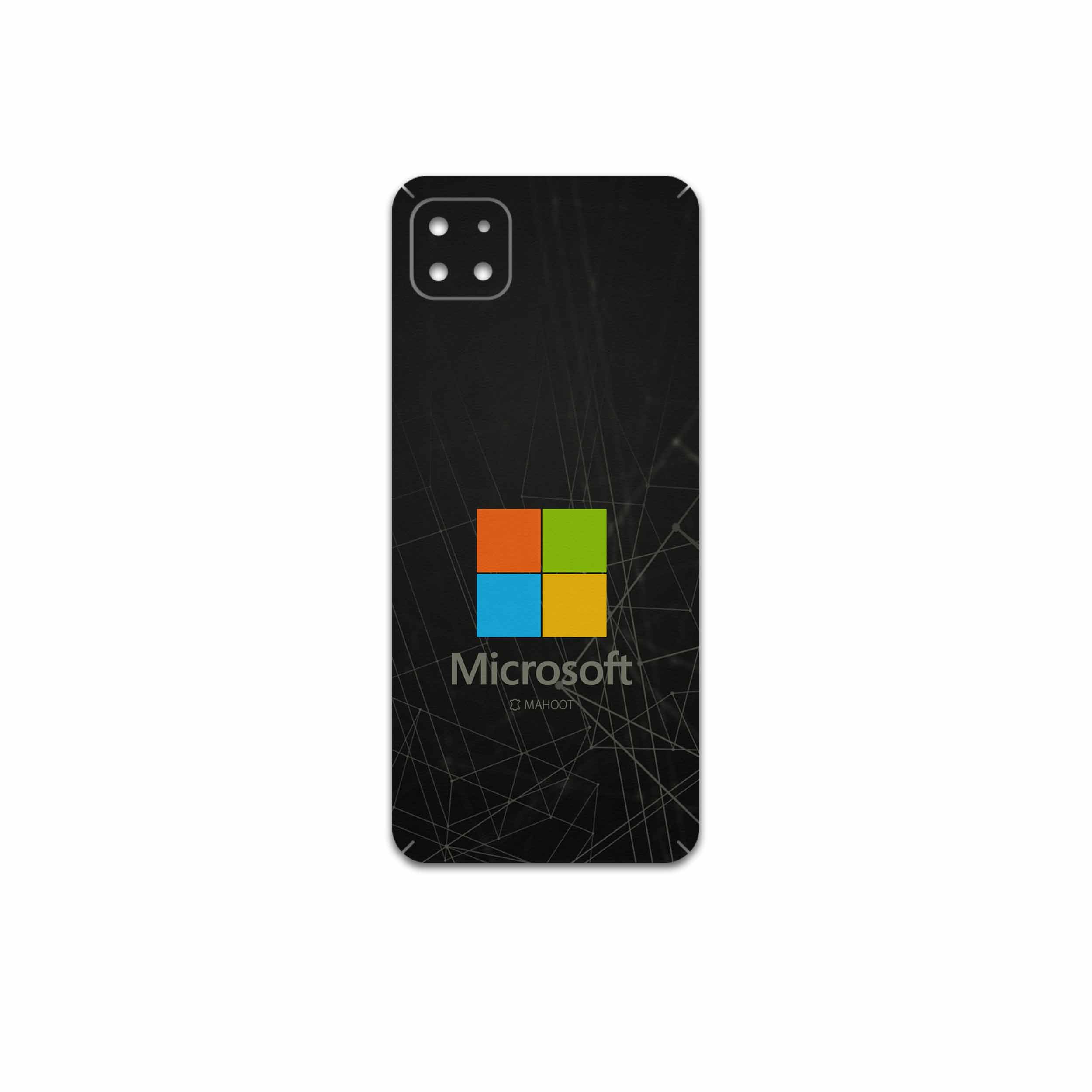 برچسب پوششی ماهوت مدل Microsoft-Logo مناسب برای گوشی موبایل سامسونگ Galaxy A22 5G