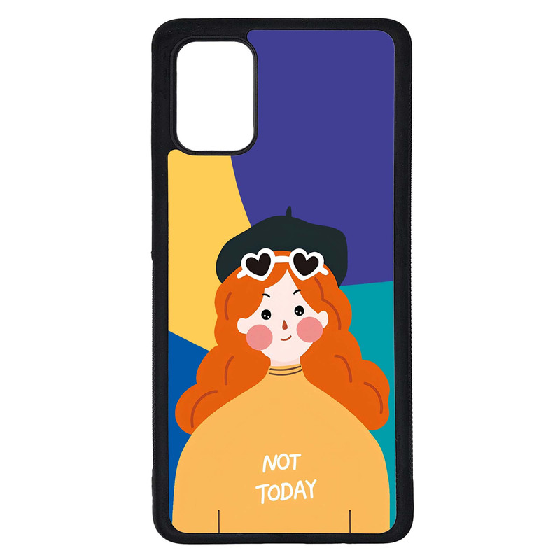 کاور طرح دختر کد G-104 مناسب برای گوشی موبایل سامسونگ Galaxy A71 | دیجی قاب دونی