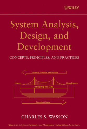 خرید و دانلود نسخه کامل کتاب System Analysis, Design, and Development: Concepts, Principles, and Practices, Vol. 1