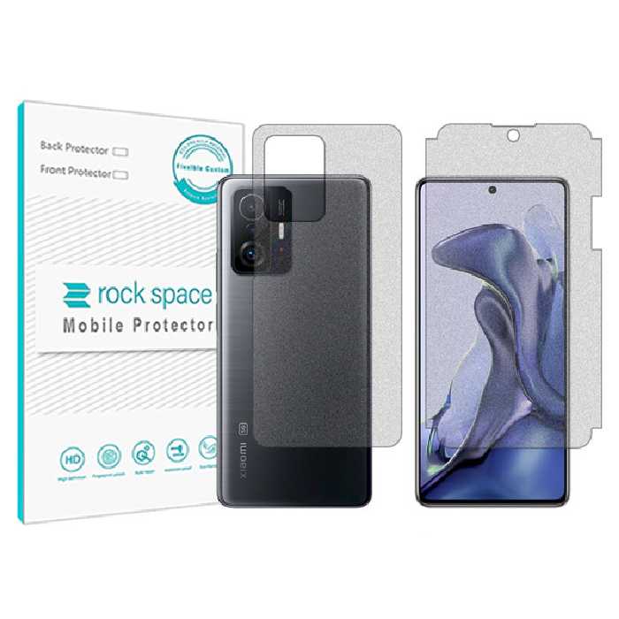 محافظ صفحه نمایش مات راک اسپیس مدل HyMTT مناسب برای گوشی موبایل شیائومی 11T به همراه محافظ پشت گوشی | کالا برتری