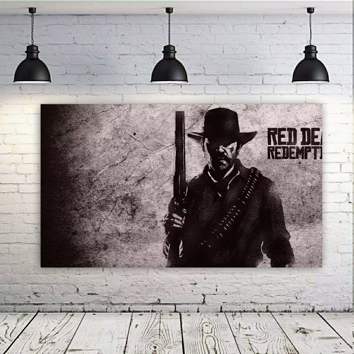 تابلو بوم طرح red dead کد c2v