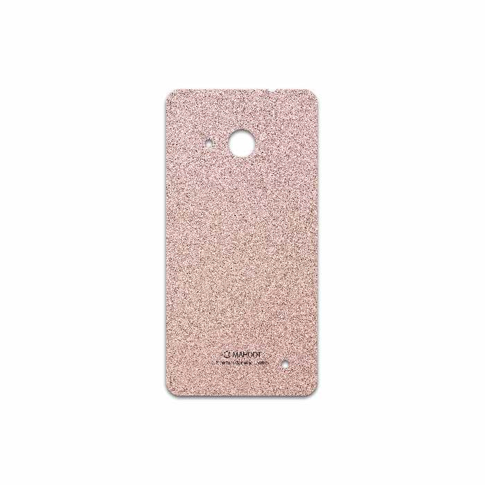 برچسب پوششی ماهوت مدل Rose Gold Leather مناسب برای گوشی موبایل مایکروسافت Lumia 550