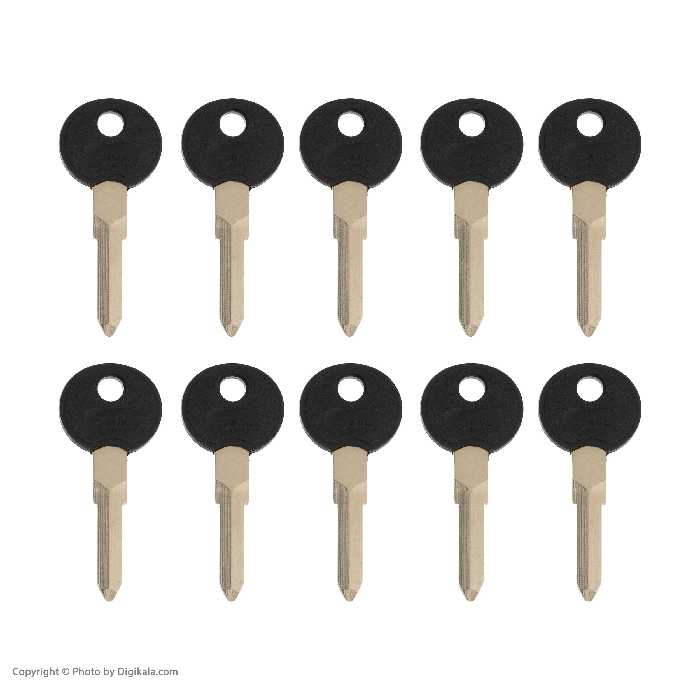 کلید خام سیلکا مدل PB 1P بسته 10 عددی
