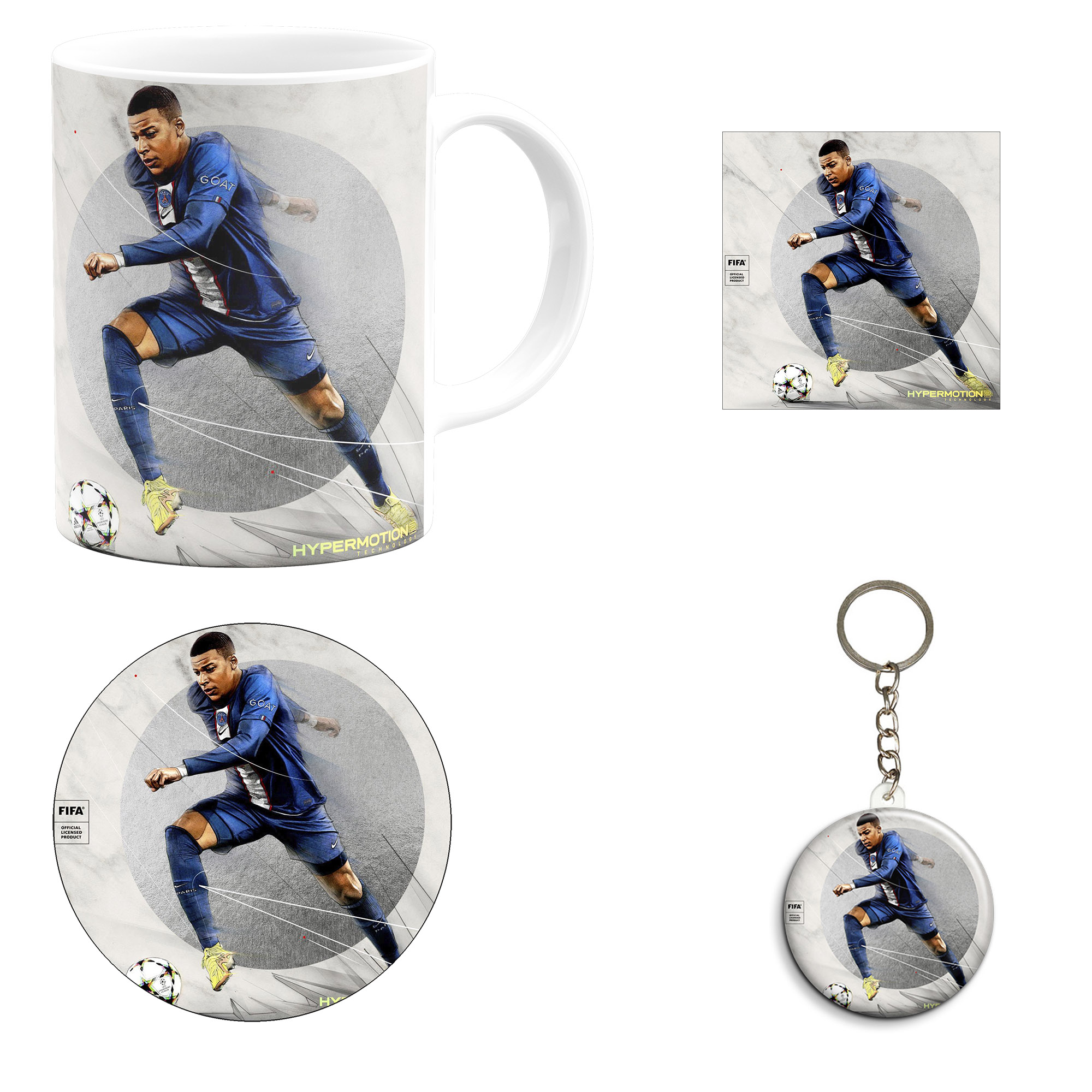 ست هدیه ماگ مدل بازی فوتبال فیفا طرح FIFA کد M8