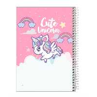 دفتر مشق 100 برگ طرح یونیکورن کد m323 | چاوه
