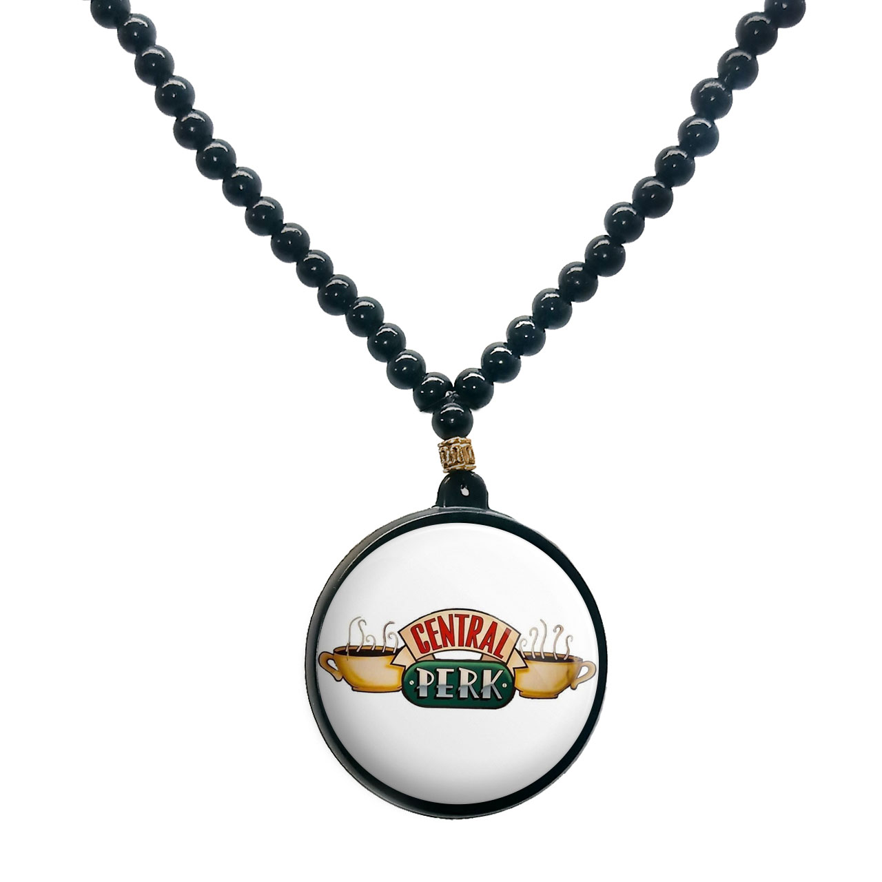 گردنبند پرمانه طرح فرندز کد pmd.18766مدل دو طرفه