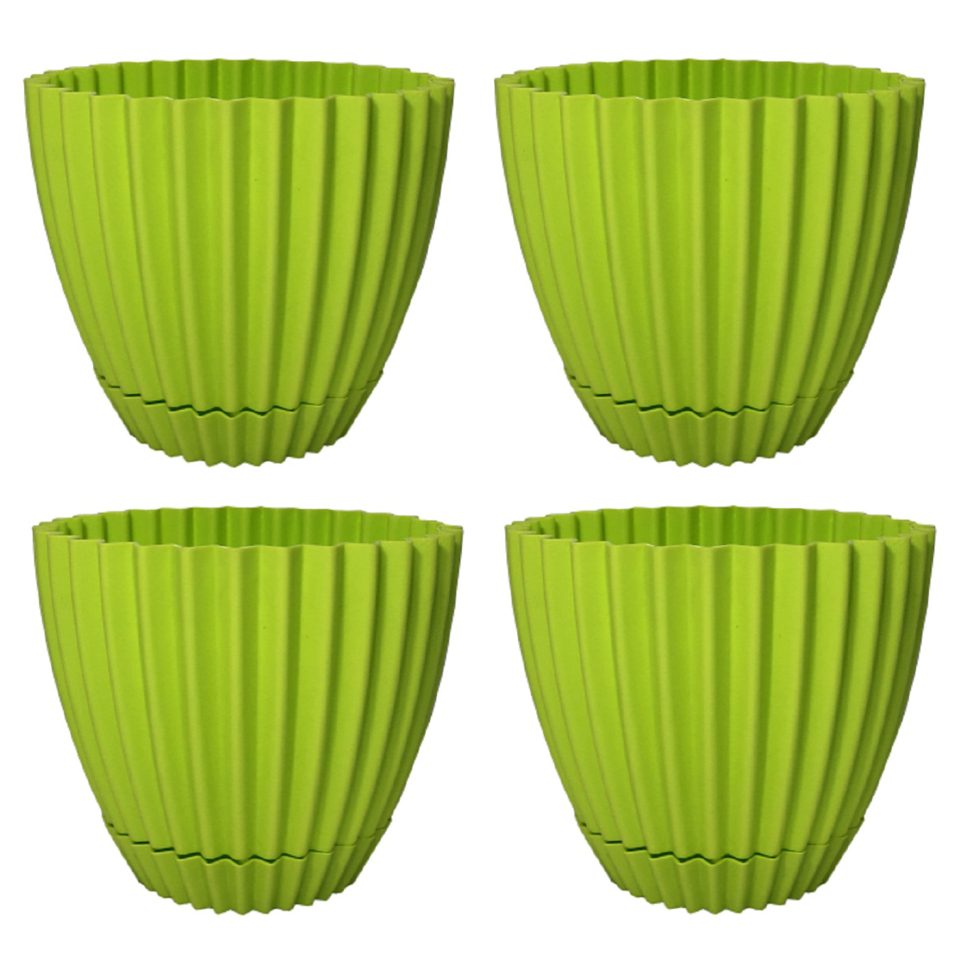 گلدان دانیال پلاستیک مدل 4-600 بسته 4 عددی