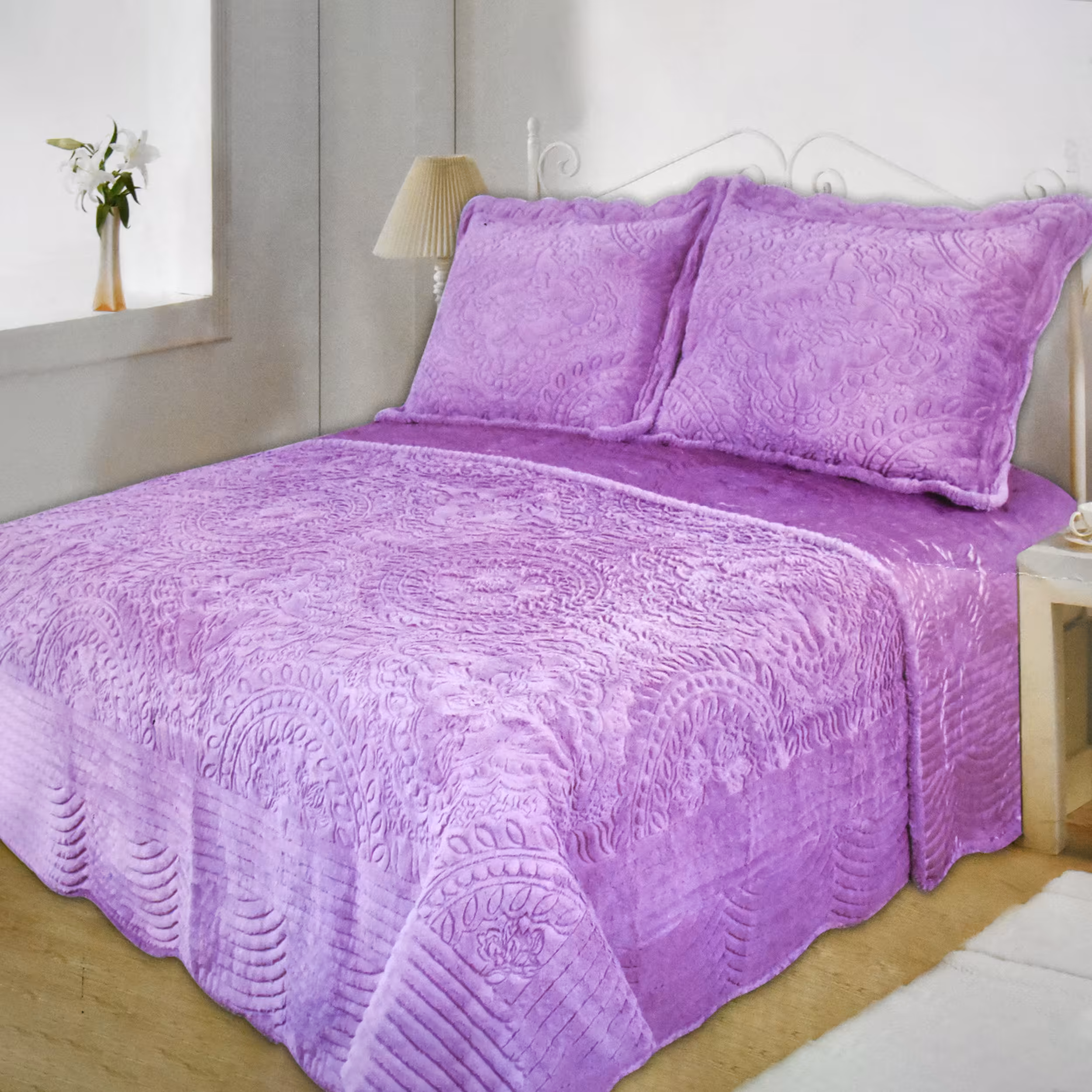 سرویس روتختی هندی مدل H-84891 دو نفره 3 تکه