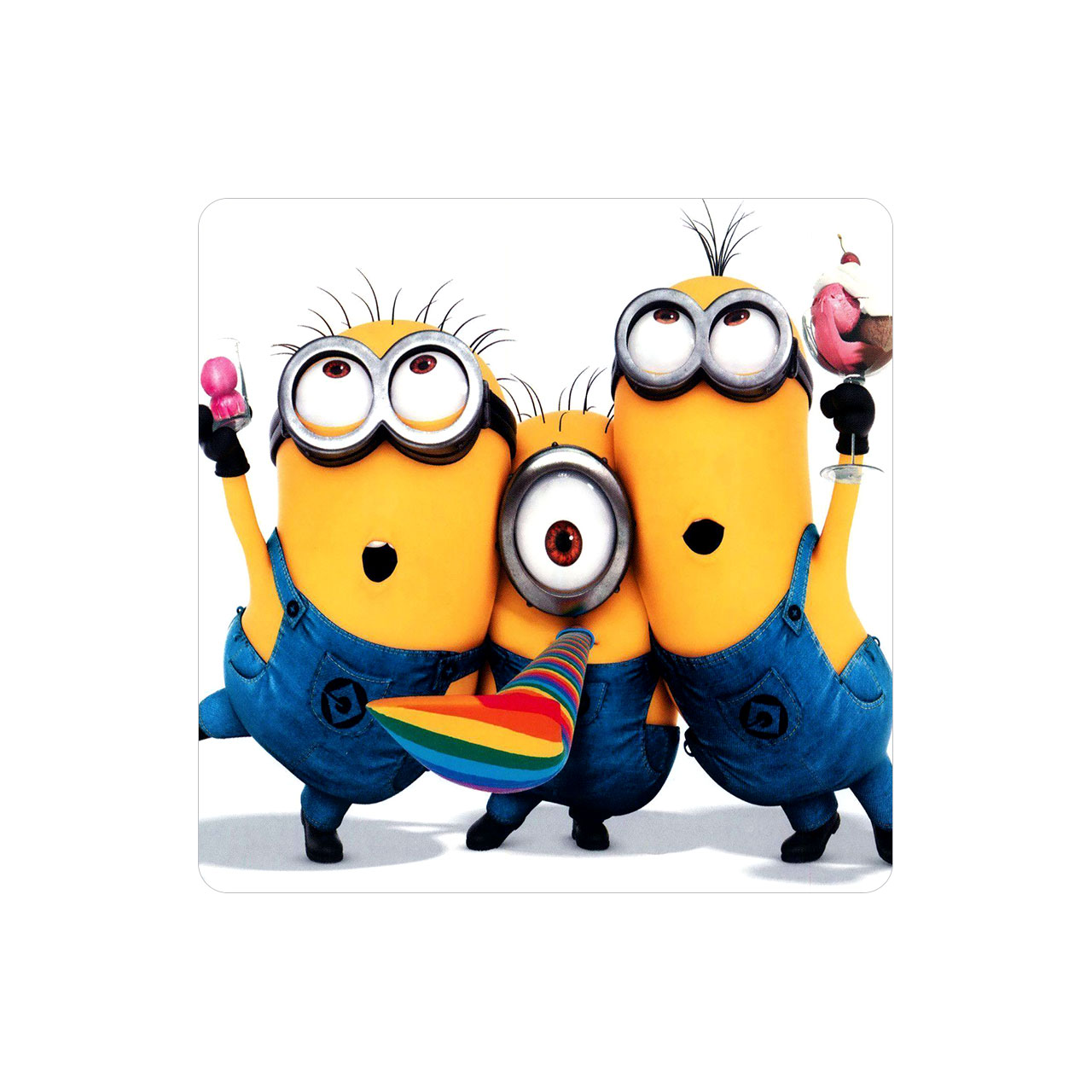 زیر لیوانی طرح مینیون مدل MC1575