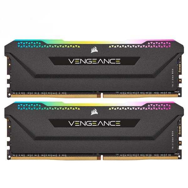 رم دسکتاپ کورسیر RAM CORSAIR DDR4 16GB (2×8GB) 3200MHz VENGEANCE RGB PRO SL
