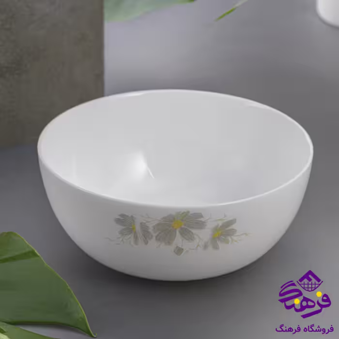 کاسه ابگوشت ديوالي شقايق طوسي گلدن اپال 6دک