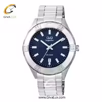 ساعت مچی اورجینال کیو اند کیو مردانه نقره ای | نقره ای | سرمه ای | کد رفرنس S20A002VY