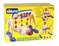 اسباب بازی و پلی گیم چیکو 3 کاره موزیکال چراغدار اموزشی و سرگرمی نوزادی تا 3 سالگی  chicco 3in1 Deluxe