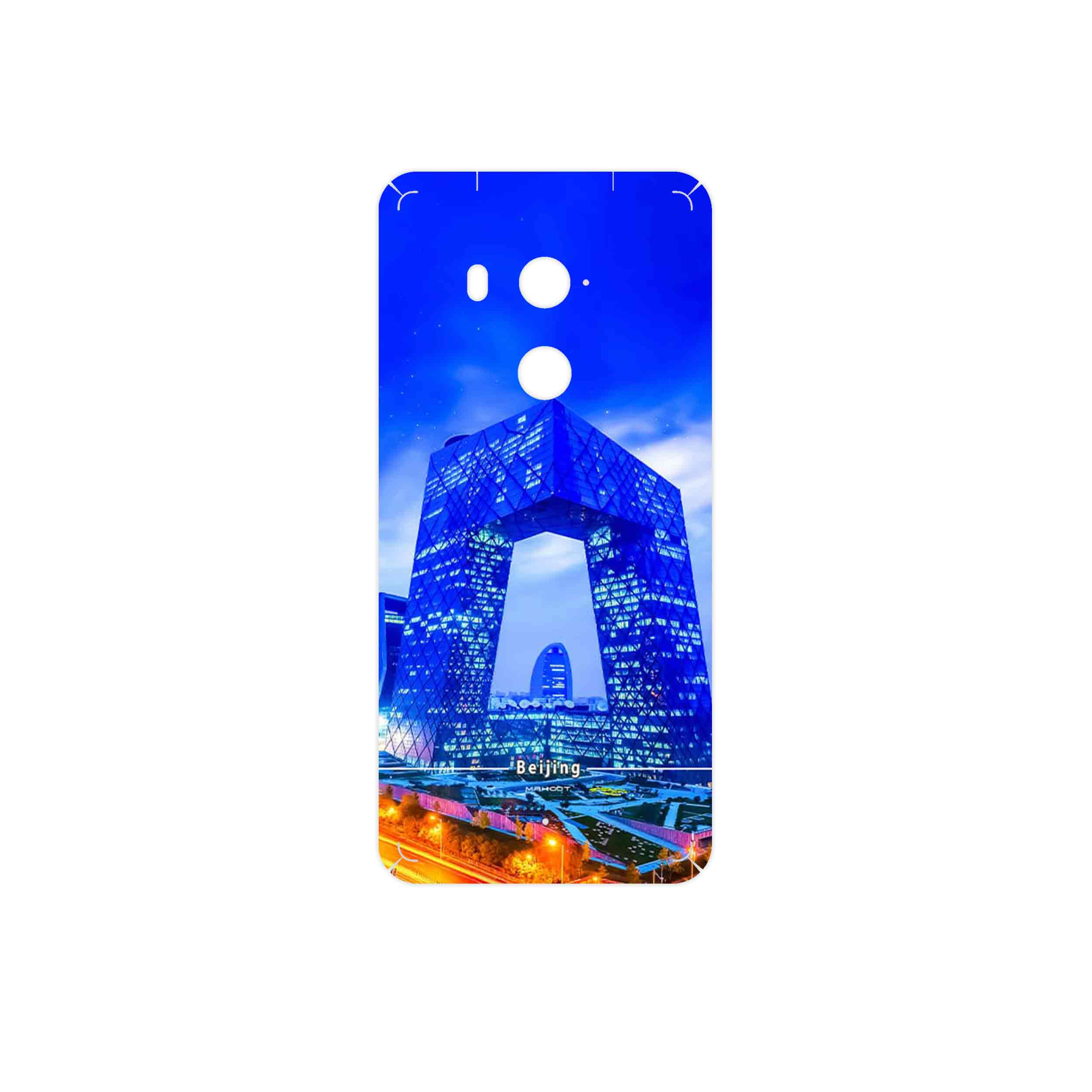 برچسب پوششی ماهوت مدل Beijing city مناسب برای گوشی موبایل اچ تی سی U11 Plus