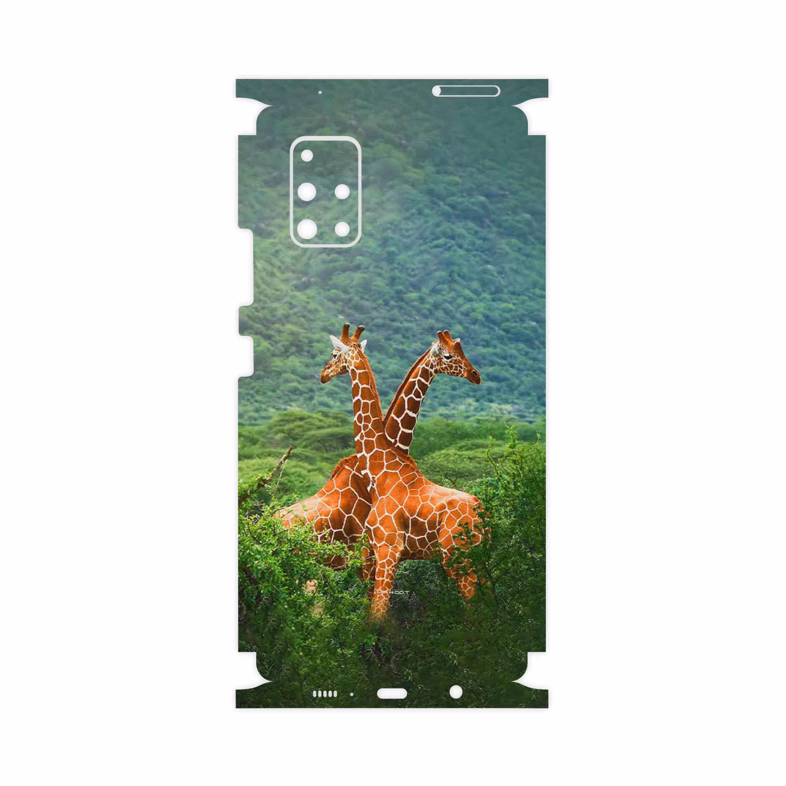برچسب پوششی ماهوت مدل Giraffe-FullSkin مناسب برای گوشی موبایل سامسونگ Galaxy A71 5G