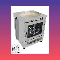 تنور گازی ( فر گازی ) استیل ساج دار  افضل