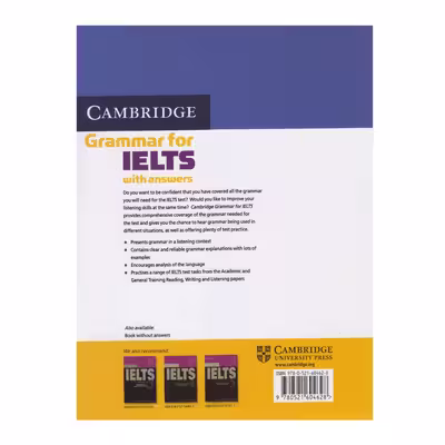 کتاب Grammar For Ielts اثر Diana Hopkins And Pauline Cullen انتشارات الوندپویان