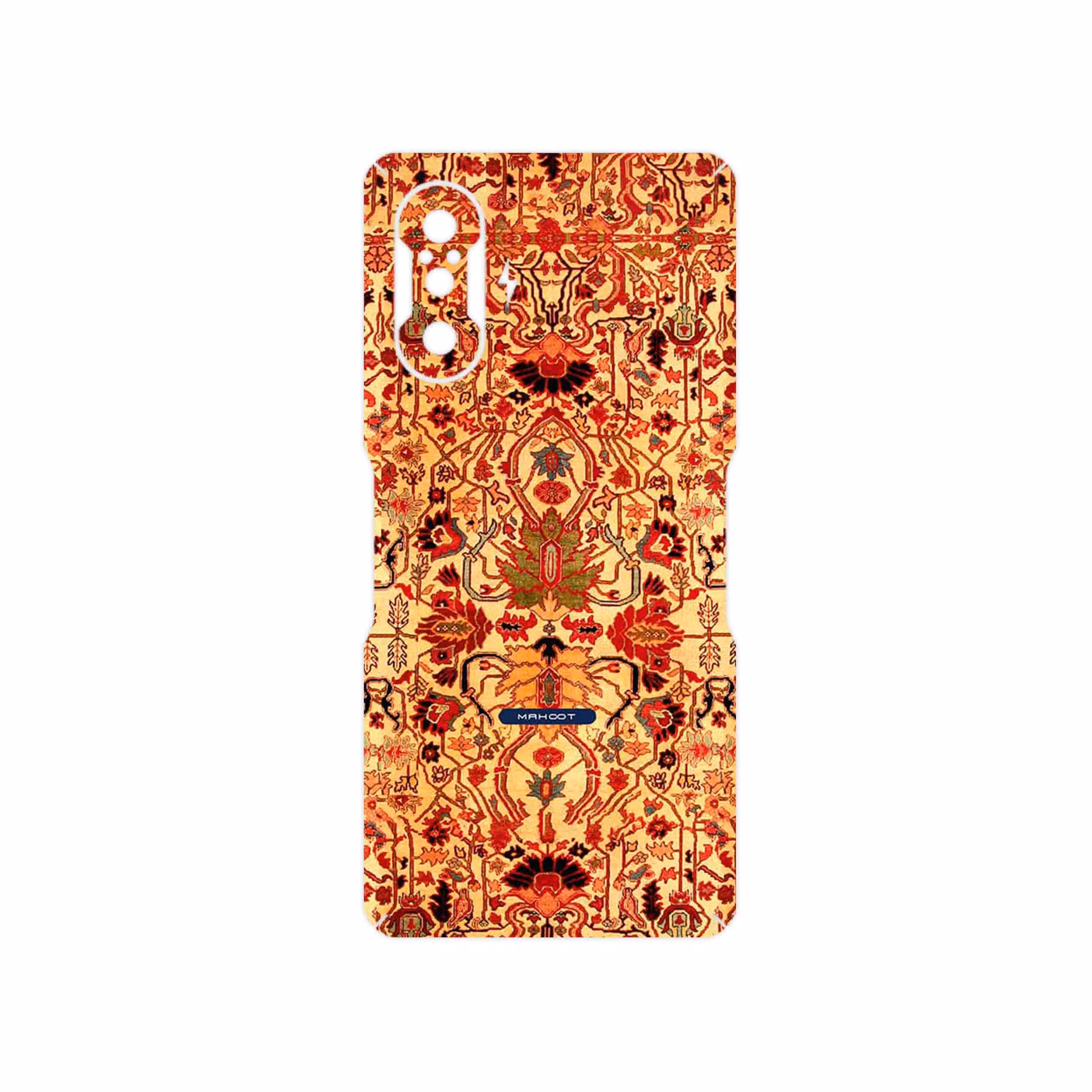 برچسب پوششی ماهوت مدل Persian_Carpet_Yellow مناسب برای گوشی موبایل شیائومی Redmi K40 Gaming
