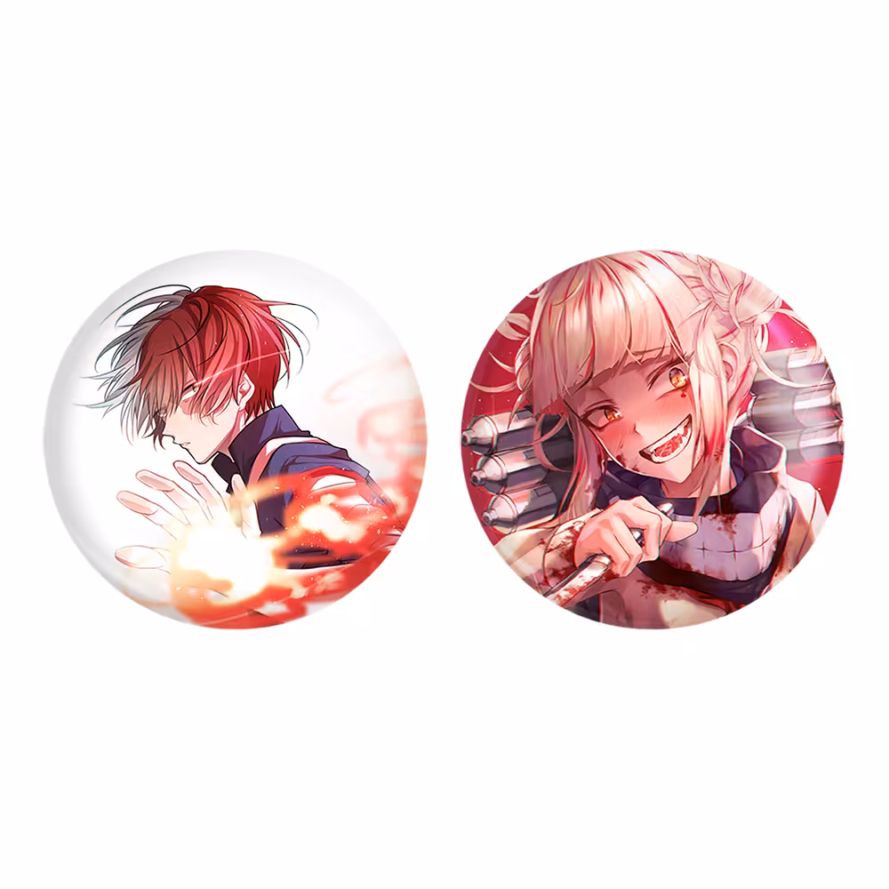 پیکسل خندالو مدل توگا همیکو و شوتو تودروکی انیمه آکادمی قهرمان من کد 1155311557 مجموعه 2 عددی