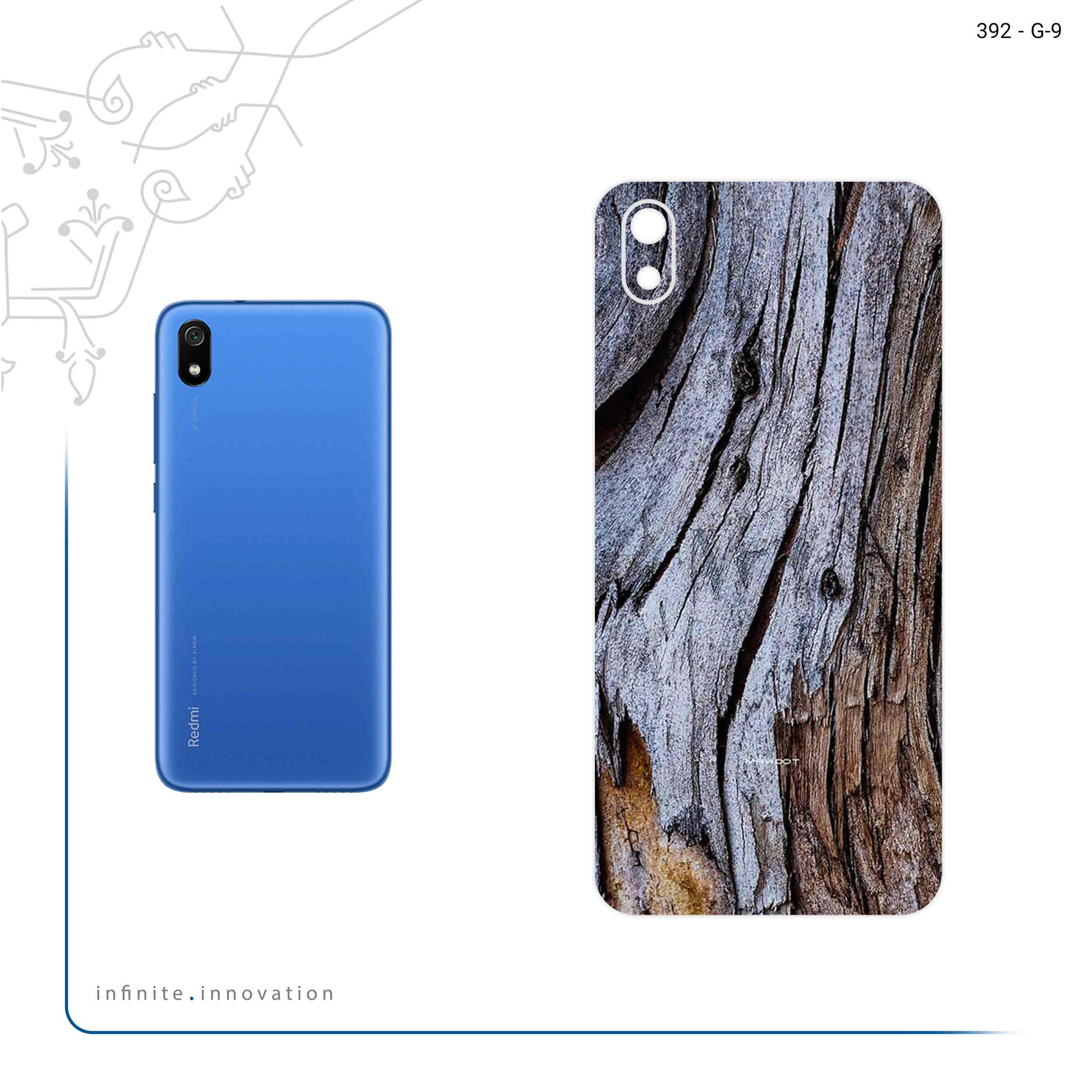 برچسب پوششی ماهوت مدل Wood Texture 7 مناسب برای گوشی موبایل شیائومی Redmi 7A