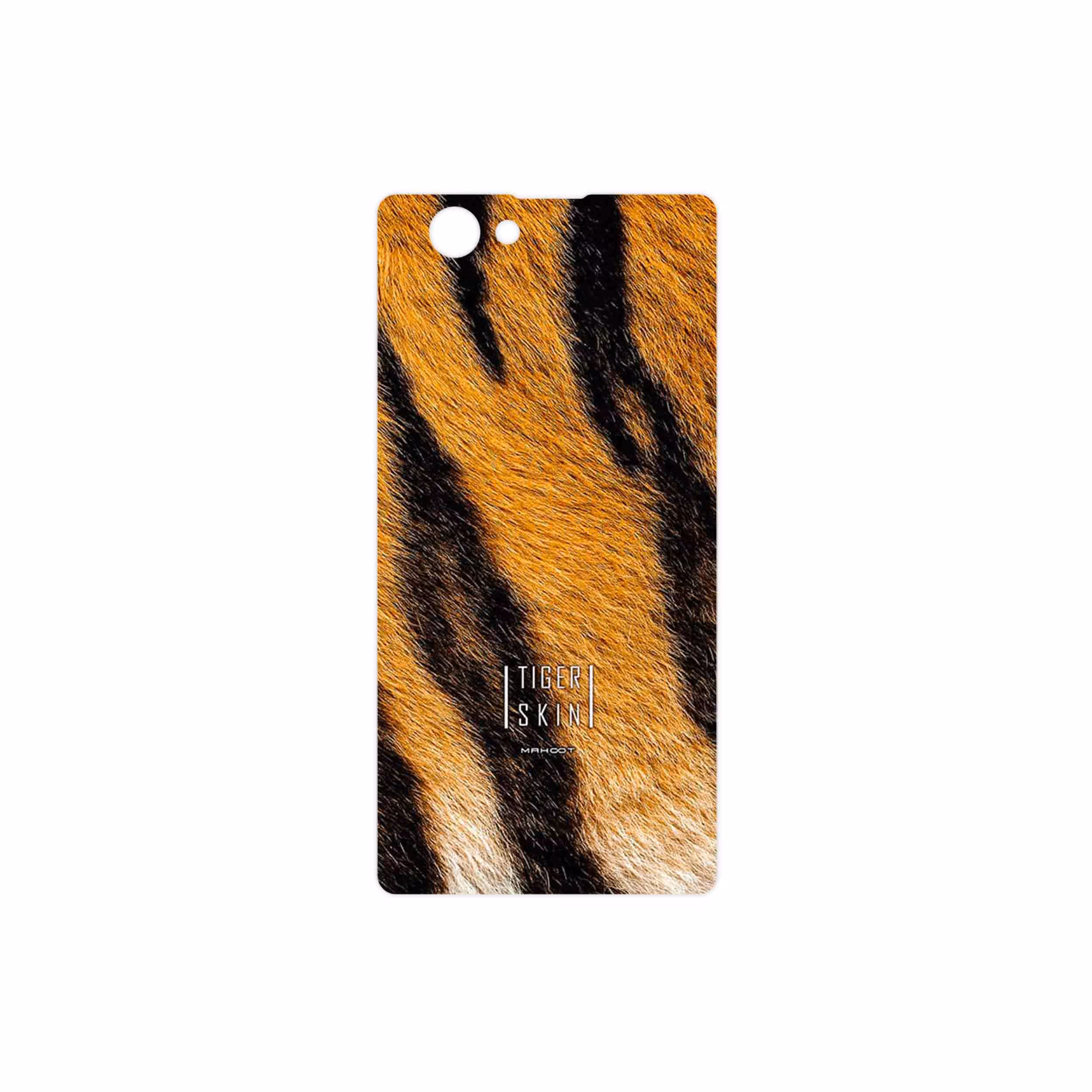 برچسب پوششی ماهوت مدل Tiger Skin مناسب برای گوشی موبایل سونی Xperia Z1 Compact